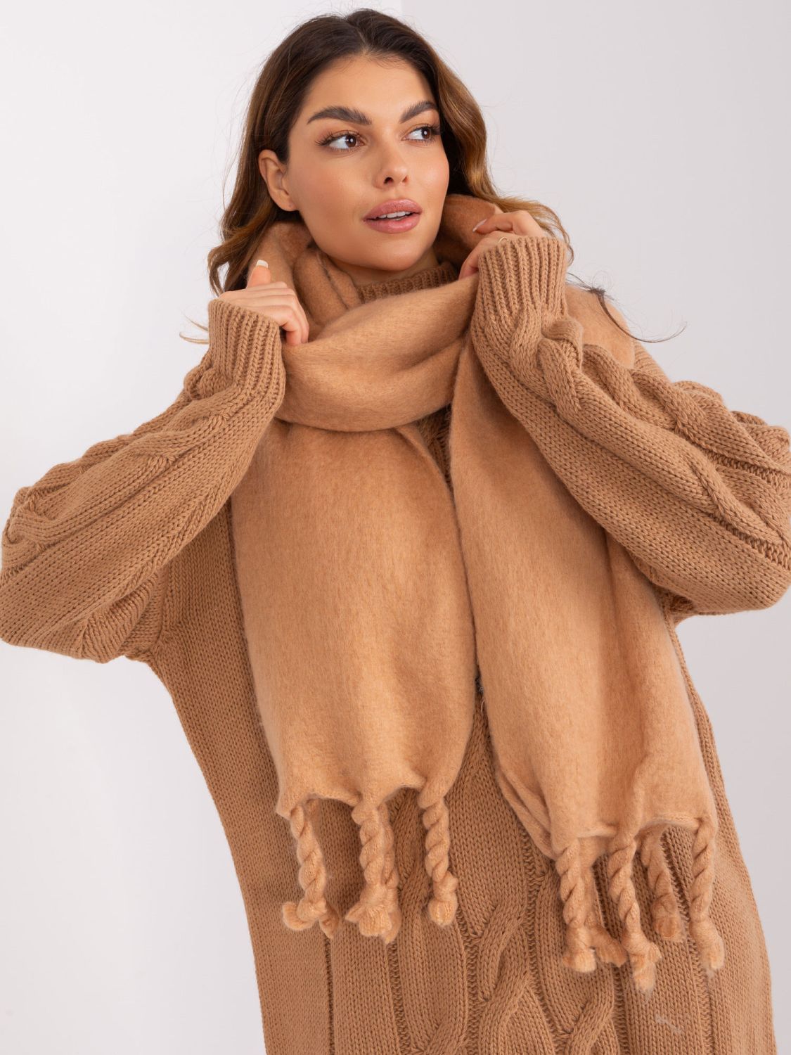 Sciarpa Elegante Marrone