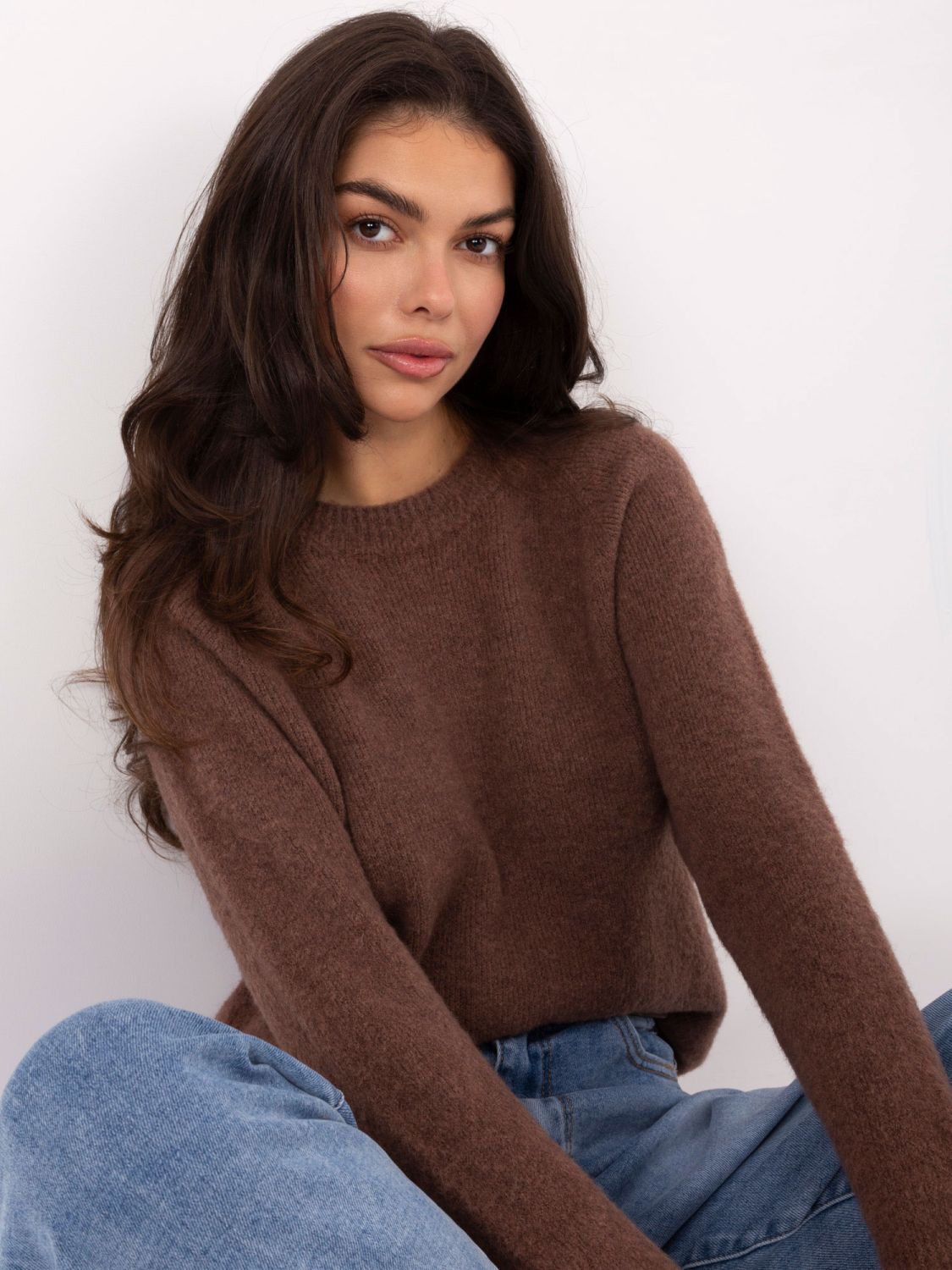 Bež pulover od alpake