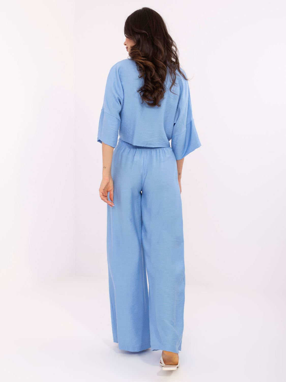 Completo elegante blu