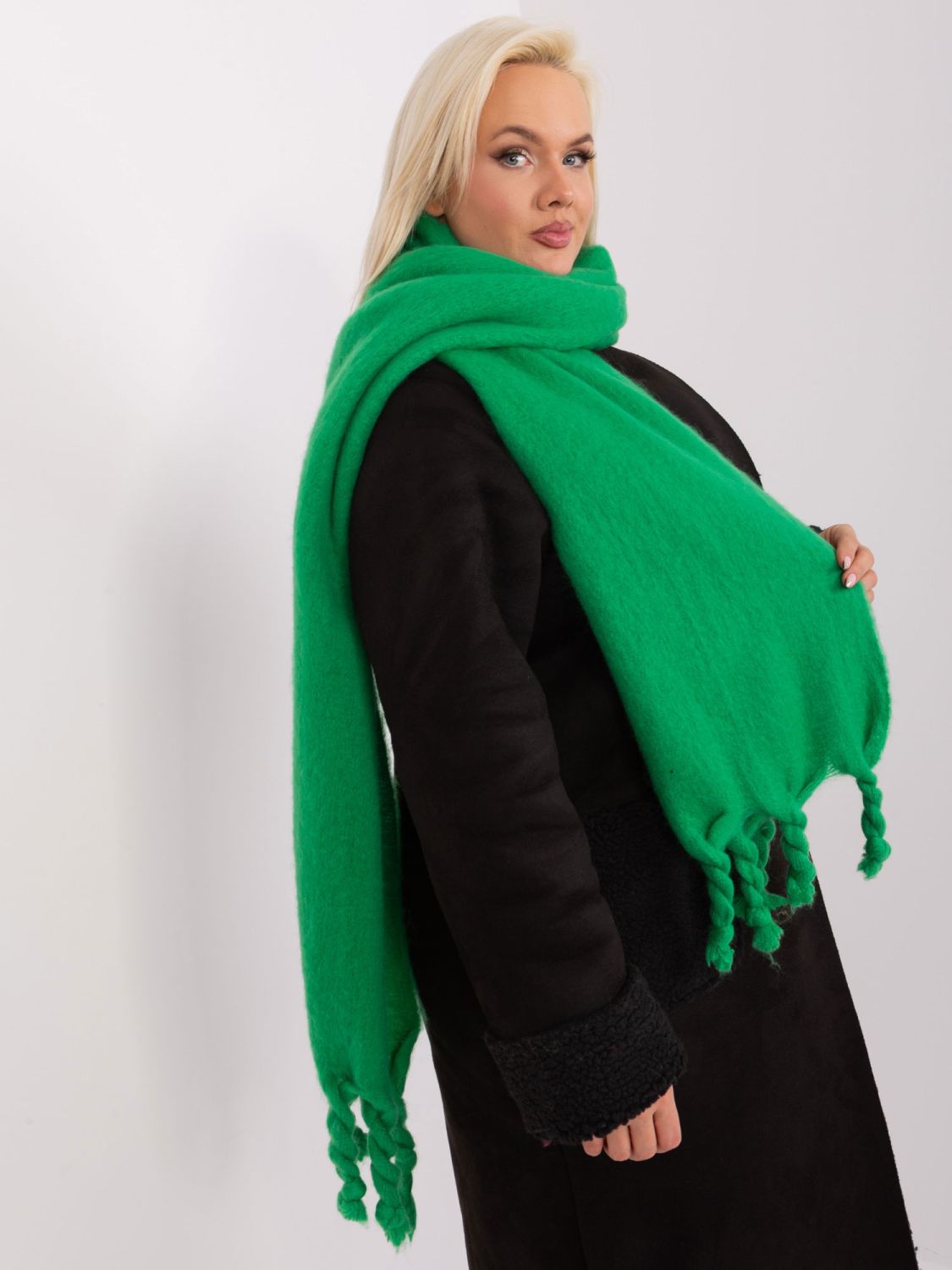Sciarpa verde elegante