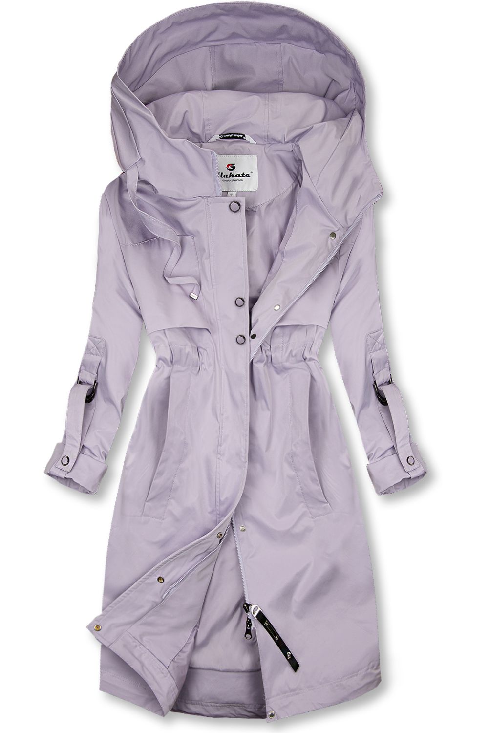 Cappotto di transizione lilla