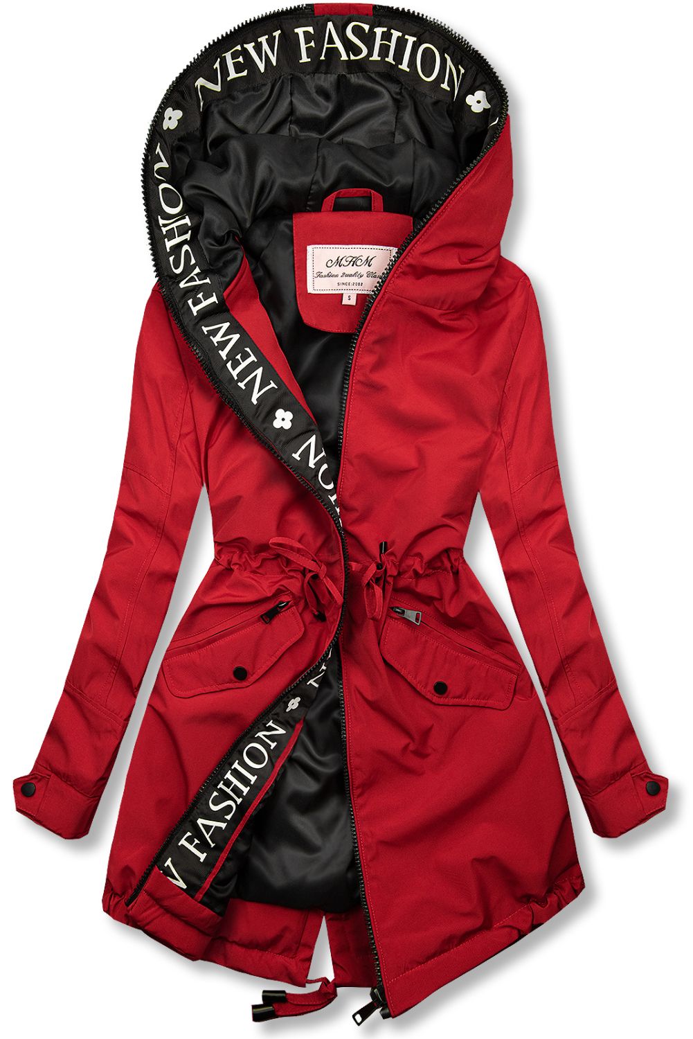 Parka di transizione leggero FASHION rosso