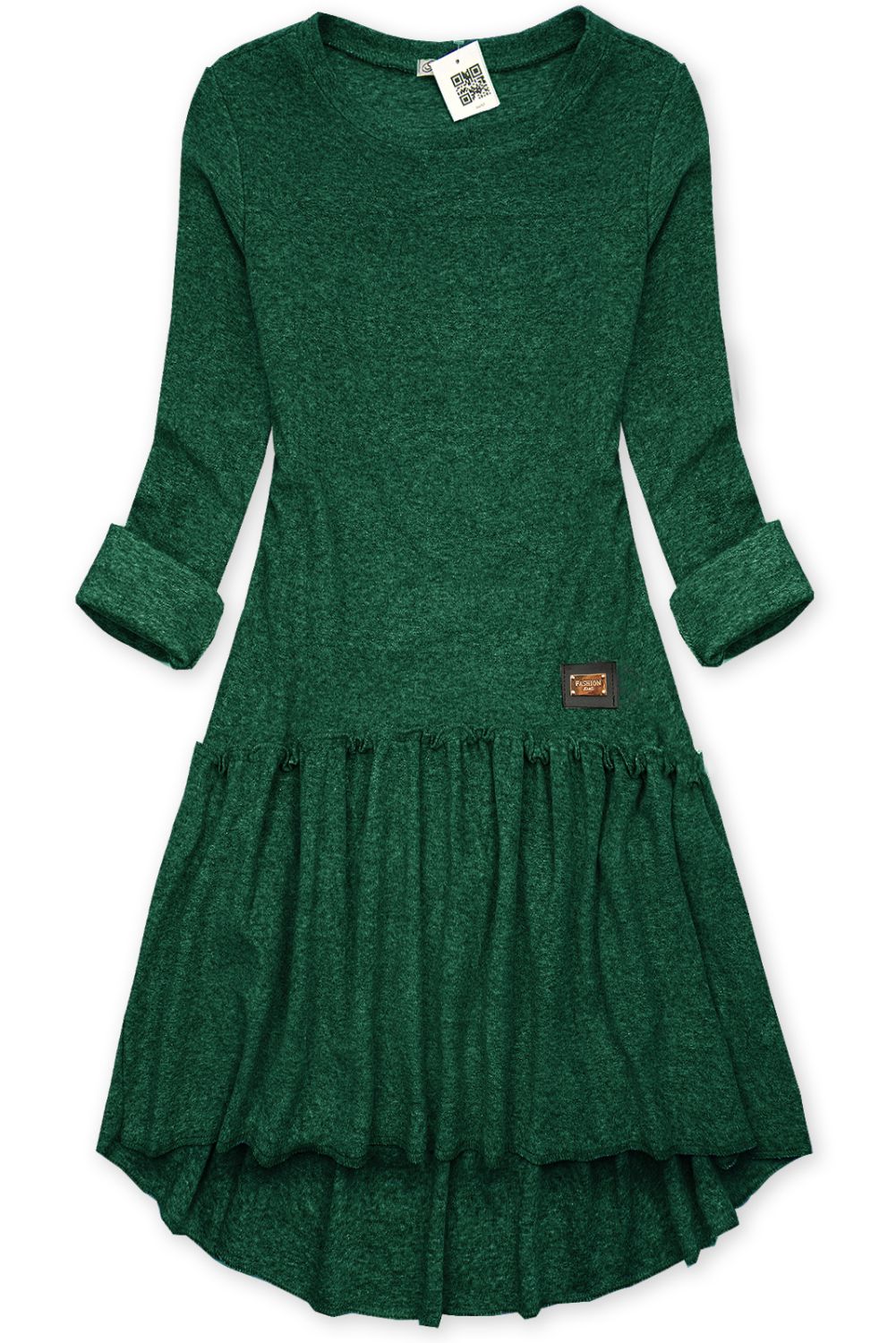 Abito casual verde smeraldo FASHION