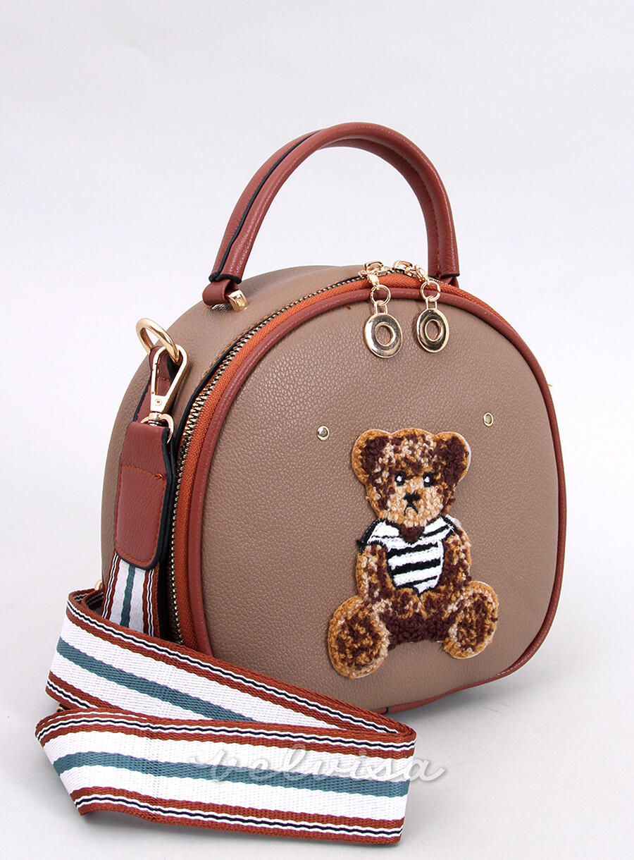 Borsa bauletto marrone TEDDY