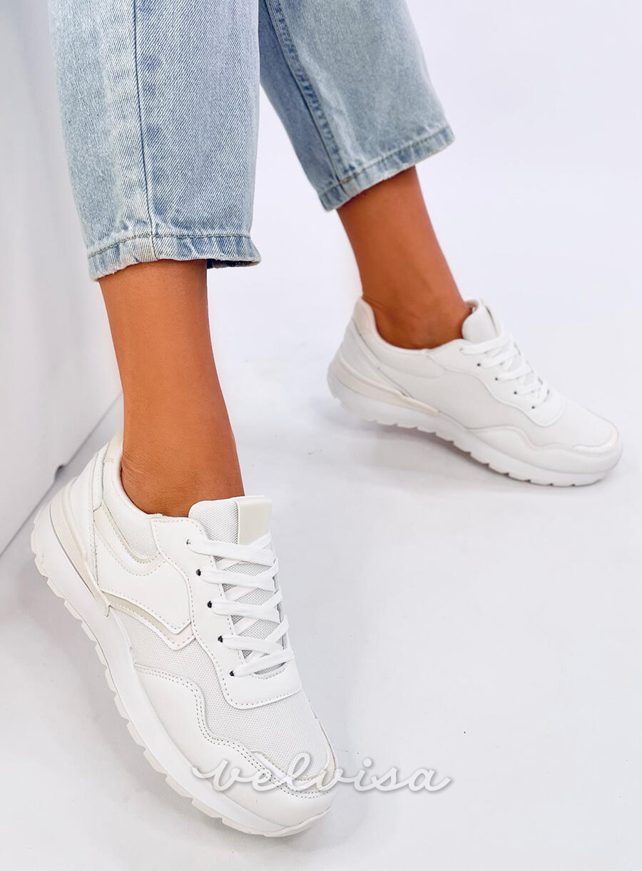 Sneakers da donna bianche/ecru