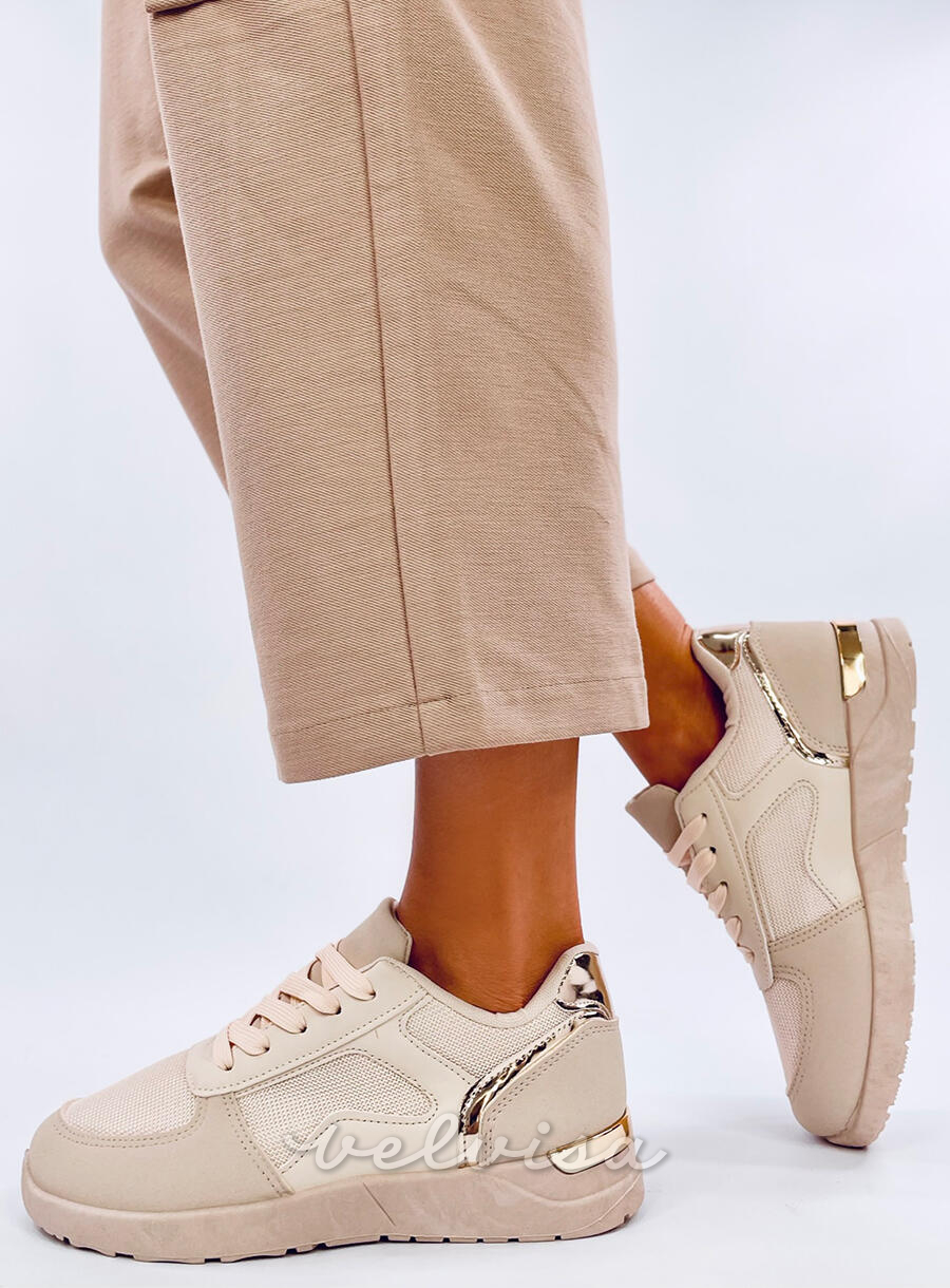 Sneakers leggere beige da donna