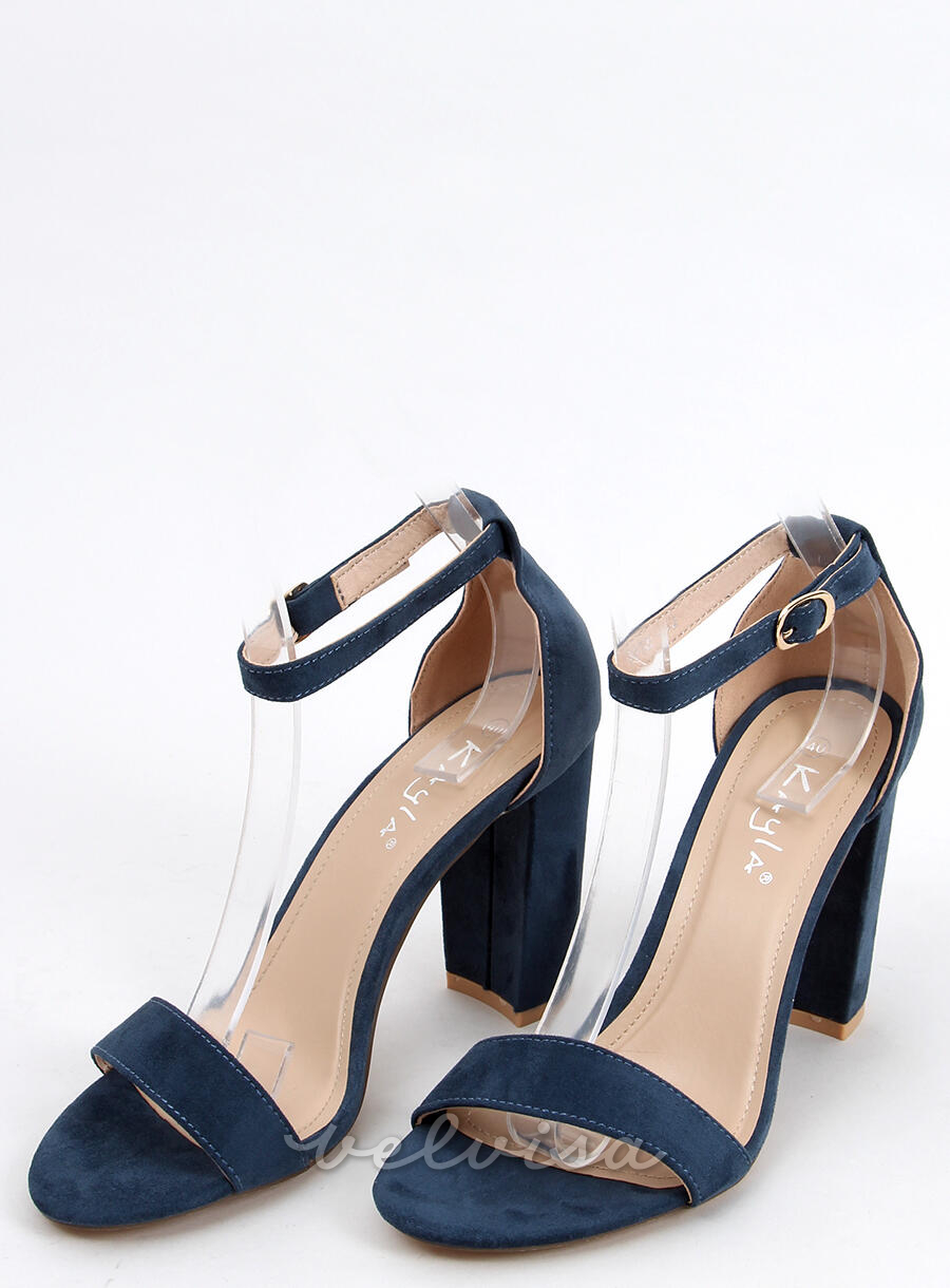 Sandali eleganti da donna blu scuro