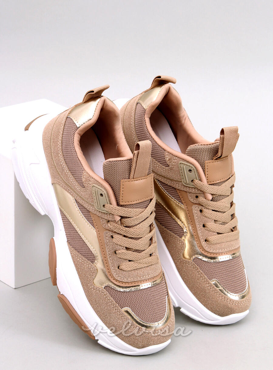 Sneaker da donna marrone/beige