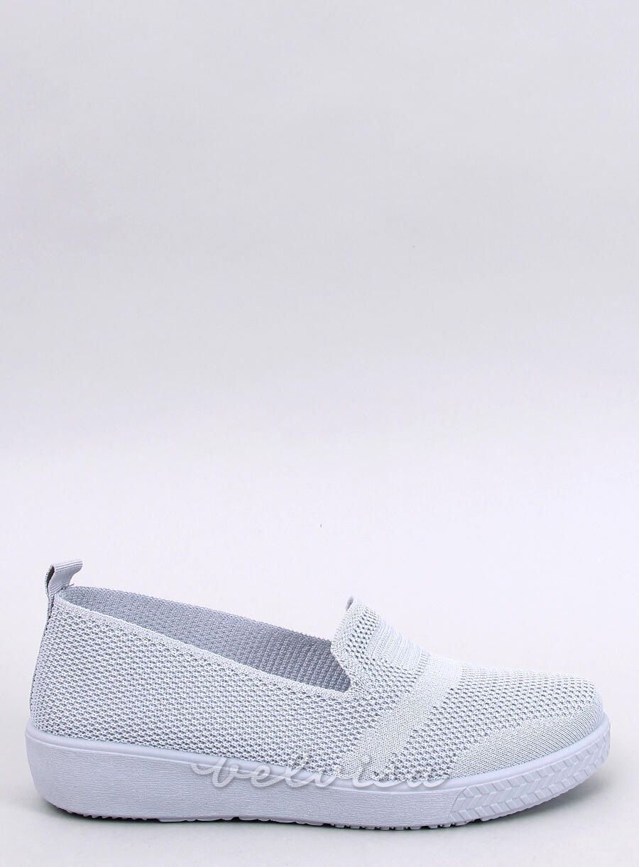 Sneakers slip-on rialzate grigie