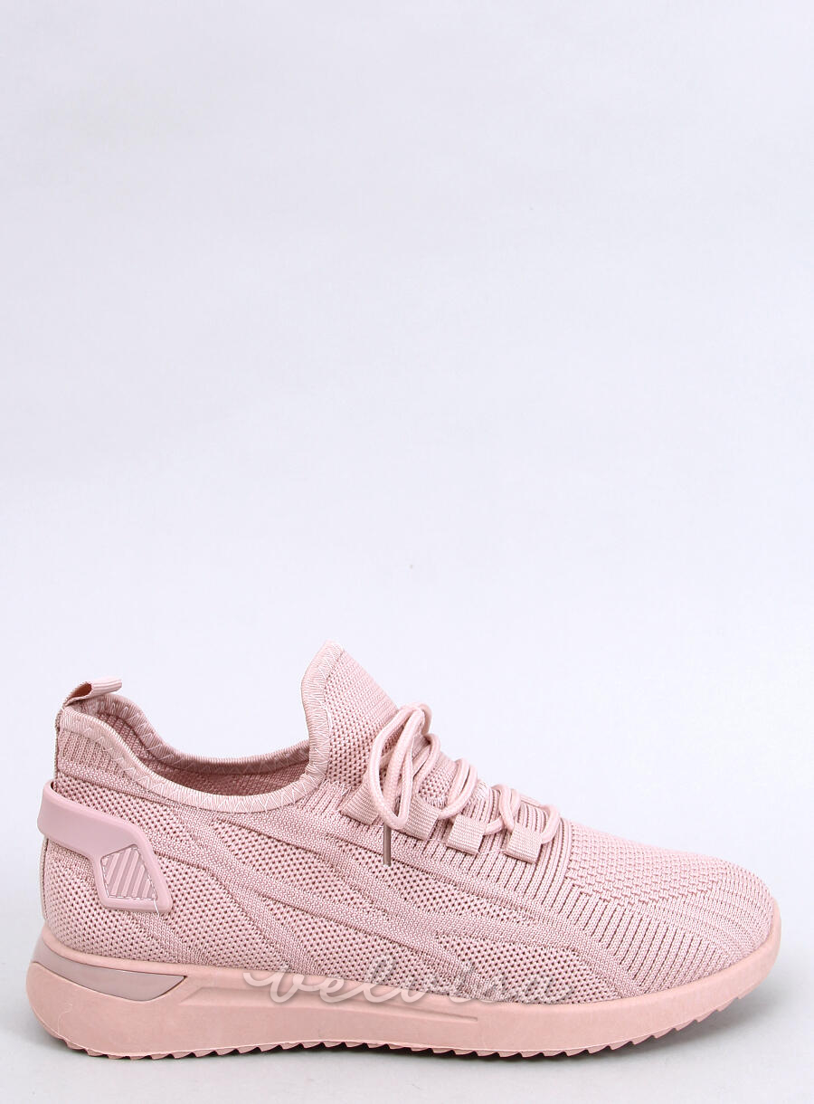 Sneakers elastiche rosa chiaro