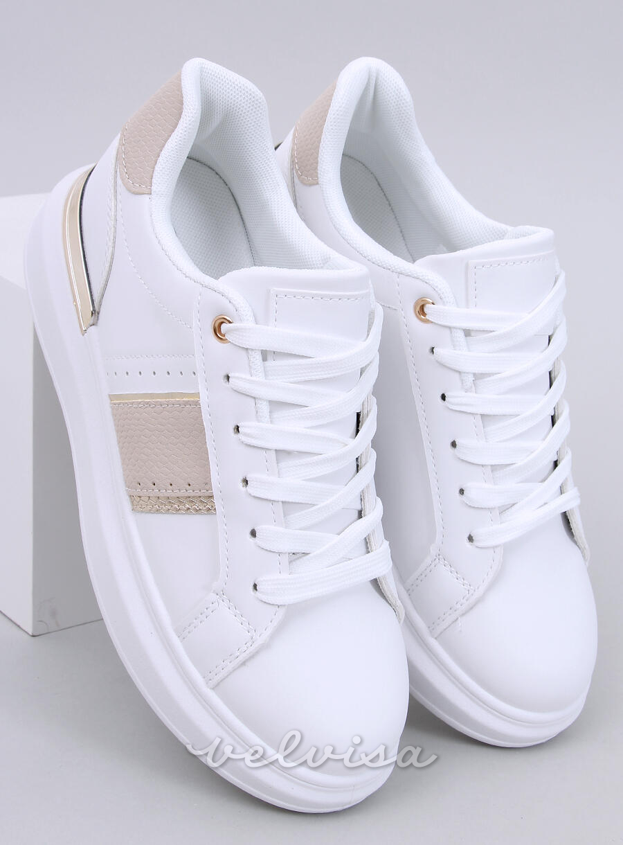 Sneakers ENOLA bianche/oro