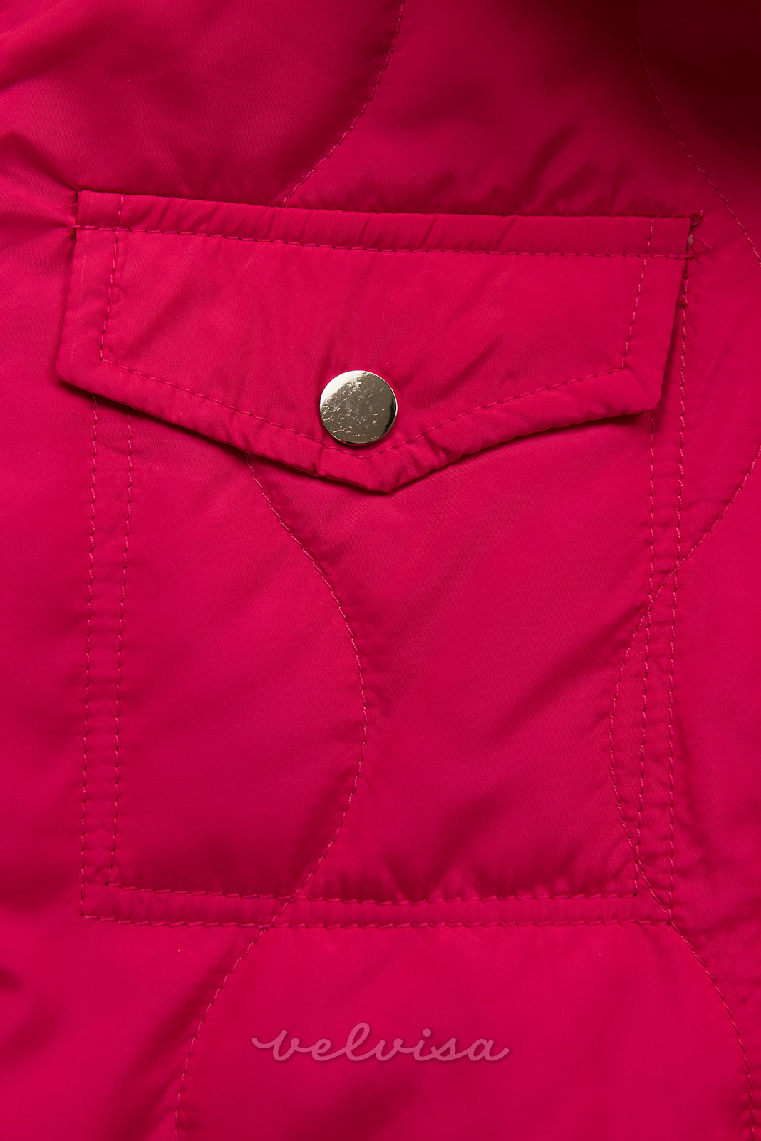 Ružičasta proljetna jakna u A-kroju