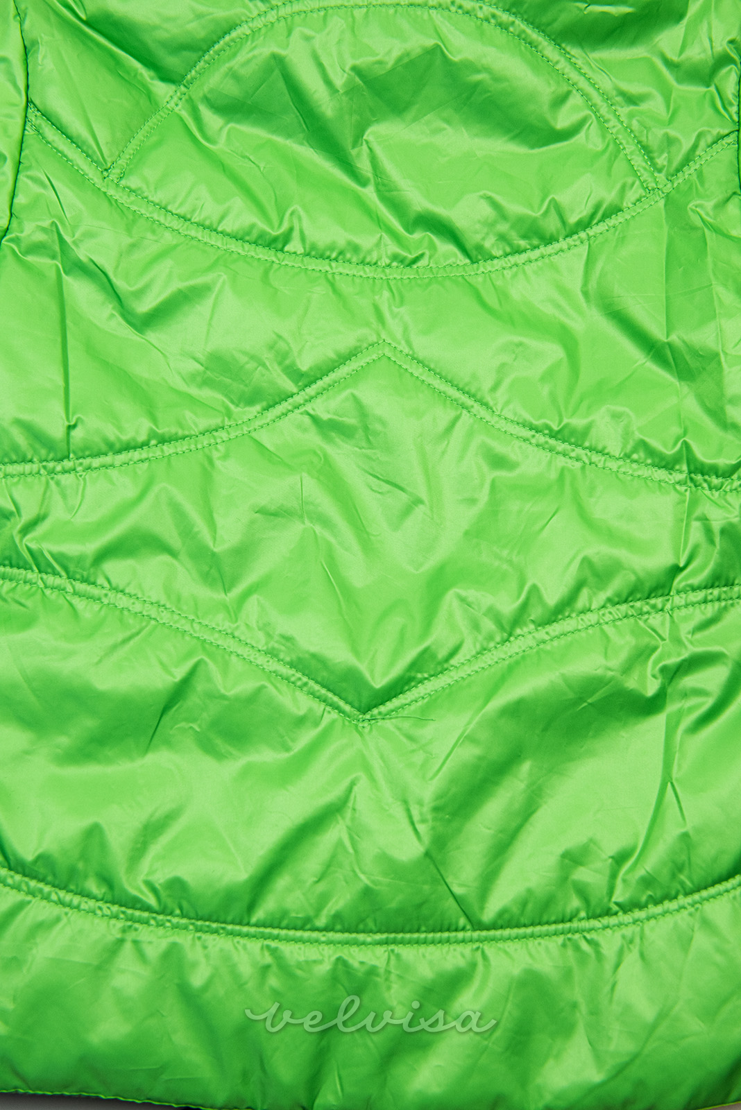 Giacca di transizione verde con borsa