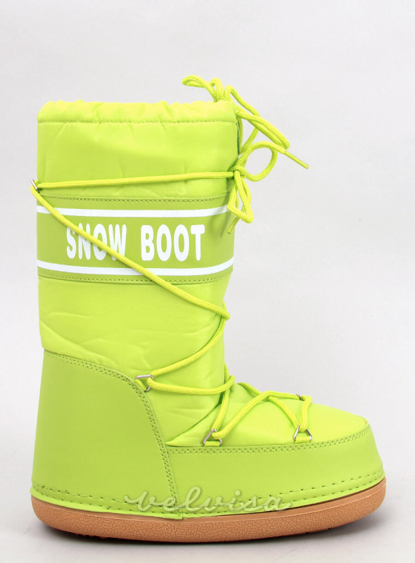 Neon žute visoke čizme za snijeg