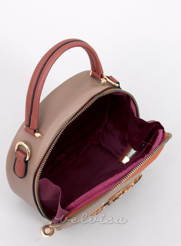 Borsa bauletto marrone TEDDY