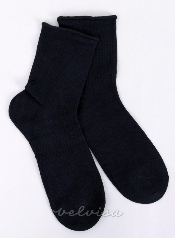 Crne klasične ženske čarape
