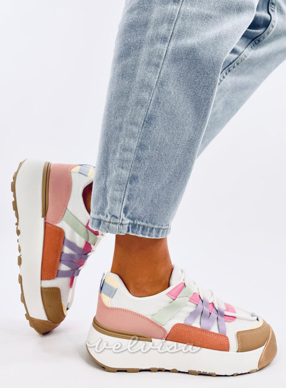 Sneakers multicolore da donna SAKURA