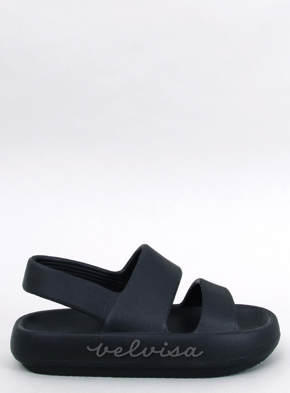 Crne pjenaste sandale