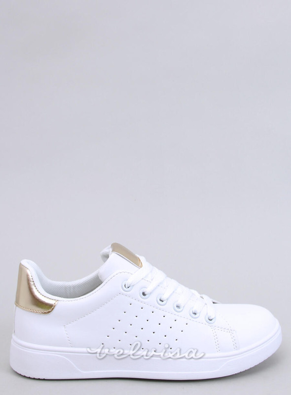 Sneakers ROBIN bianco/oro