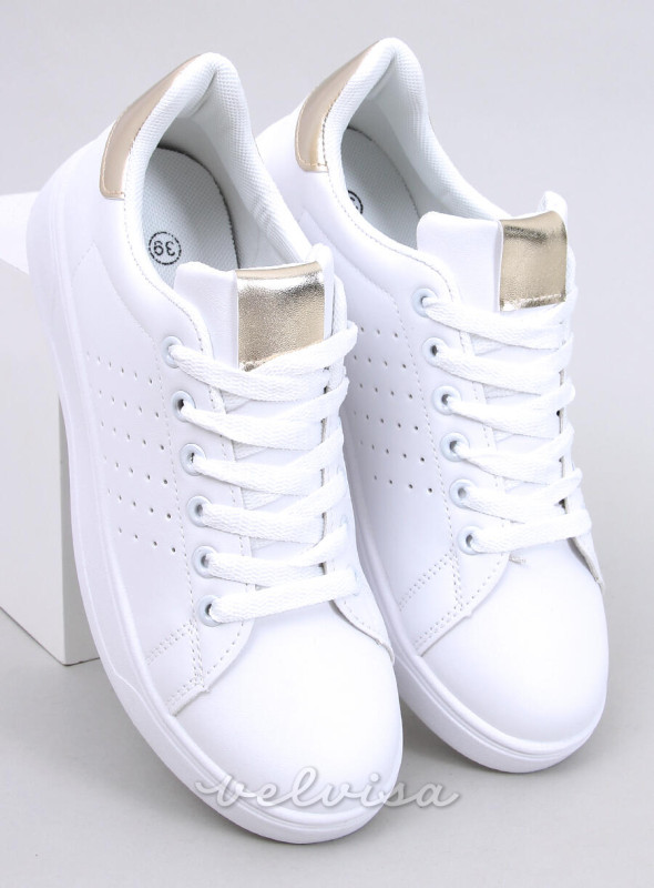 Sneakers ROBIN bianco/oro