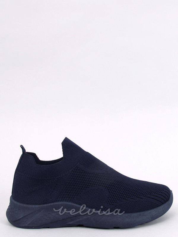 Sneakers slip-on blu scuro