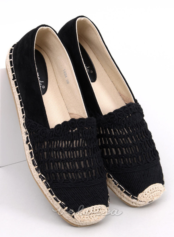 Espadrillas nere traforate