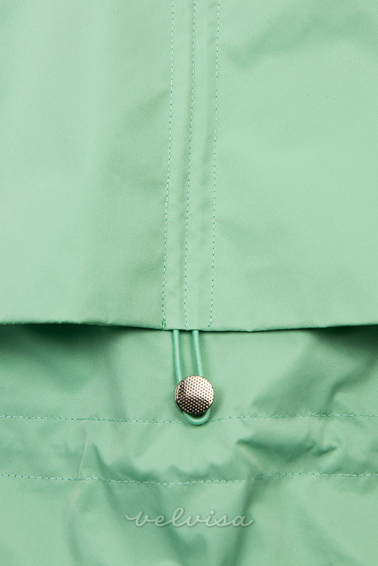 Cappotto di transizione verde primaverile