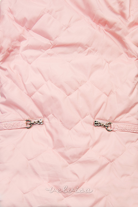 Ružičasta prijelazna jakna FASHION