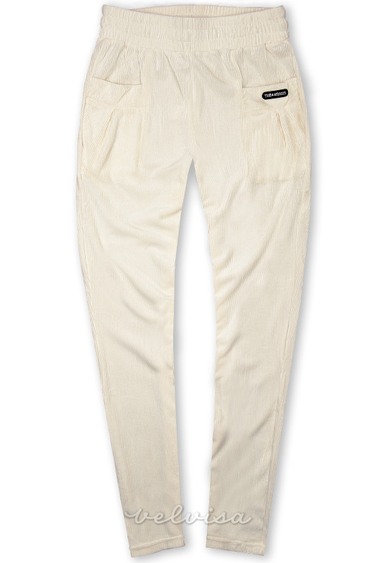 Pantaloni ecru con tasche THE BRAND