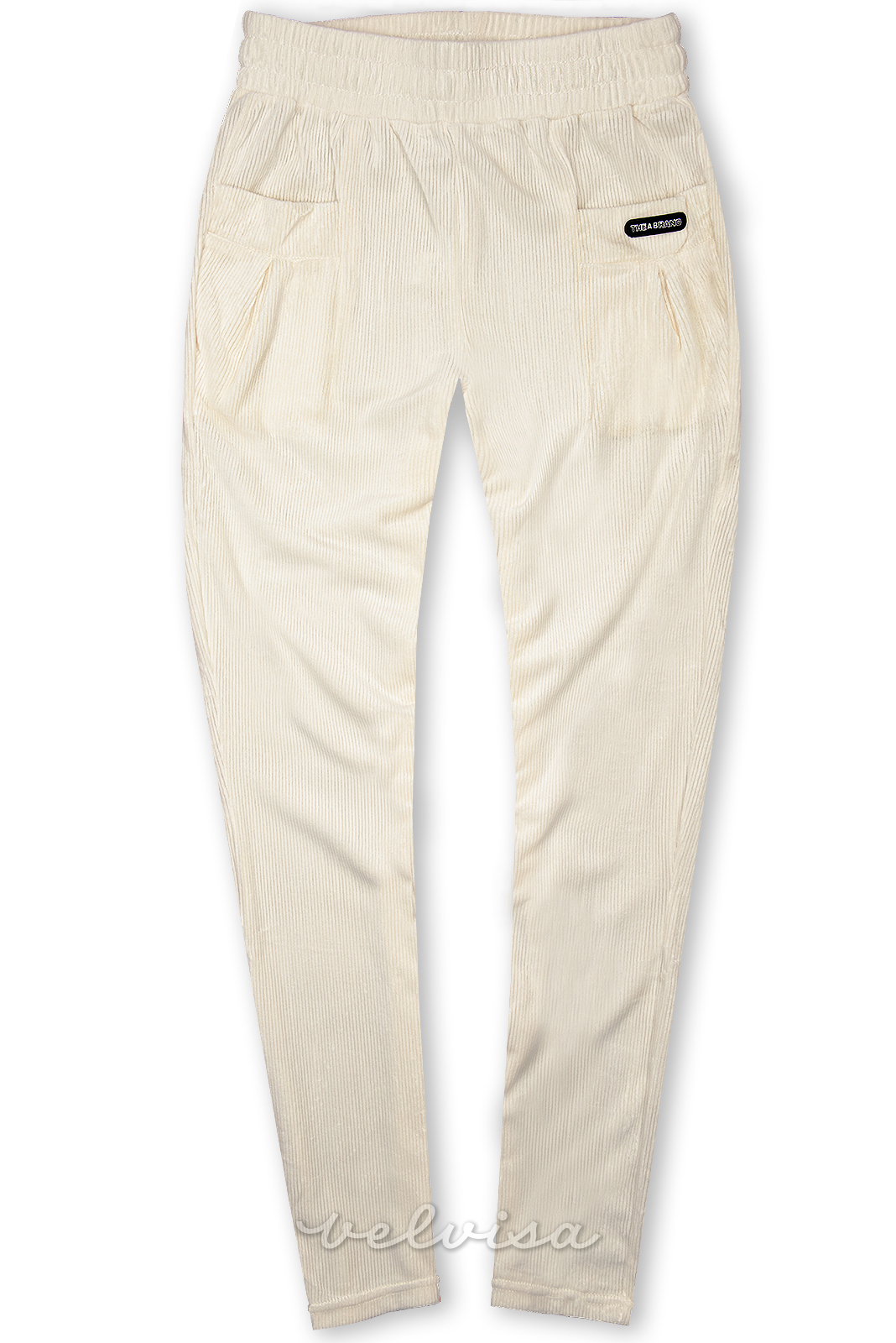 Ecru (boja slonovače) hlače s džepovima THE BRAND