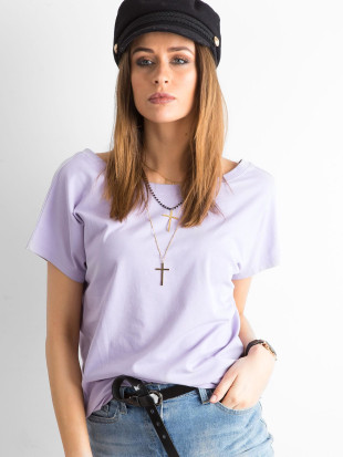 T-shirt Viola Chiaro Fire