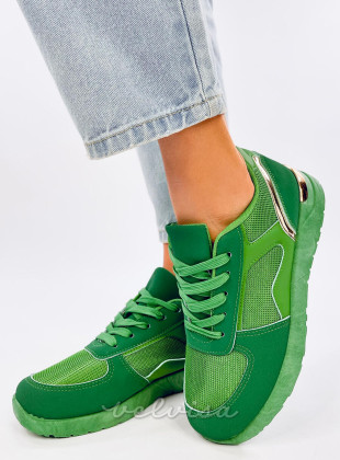 Sneakers leggere verdi da donna