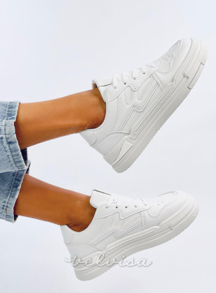 Sneakers bianche da donna ALL WHITE