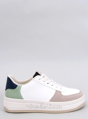 Sneakers da donna beige