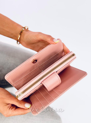 Ženski novčanik BELLA svijetlo ružičast