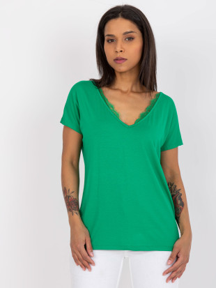 T-shirt verde con elastan