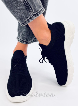 Sneakers elastiche nere