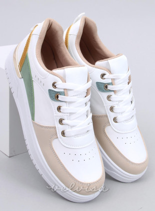 Sneakers da donna NIKKI beige/verde