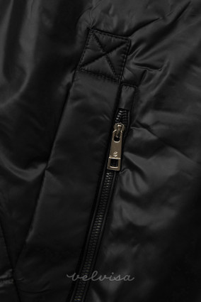 Crna prijelazna duga jakna