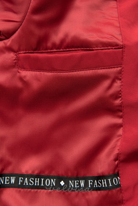 Crvena jakna parka FASHION