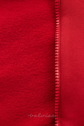 Crvena  duga hoodica asimetričnog kroja