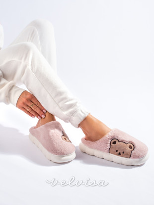 Pantofole da donna rosa BEAR