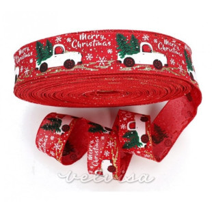 Nastro per pacchi regalo - Christmas delivery rosso