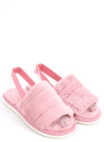 Ciabatte da donna rosa con elastico
