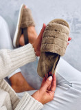 Ciabatte da donna beige con elastico