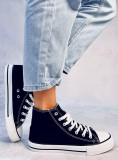Classiche sneakers in tela nere