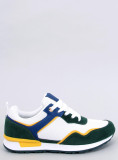 Sneakers sportive verdi e bianche
