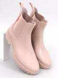 Stivali bassi in gomma beige