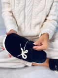 Pantofole in pelliccia nere