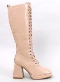 Stivali beige WEDNESDAY